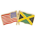 USA & Jamaica Flag Pin
